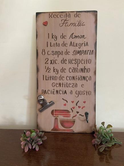 Porta Pano Prato Família