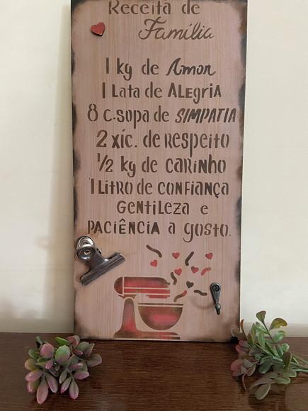 Porta Pano Prato Família
