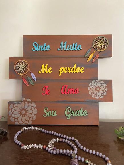 Quadro Hooponopono no Pallets