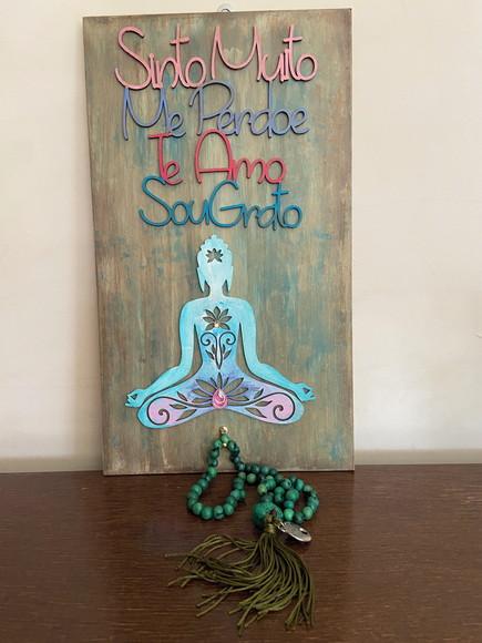 Quadro Hooponopono e Buda