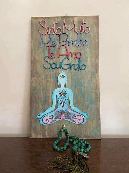 Quadro Hooponopono e Buda