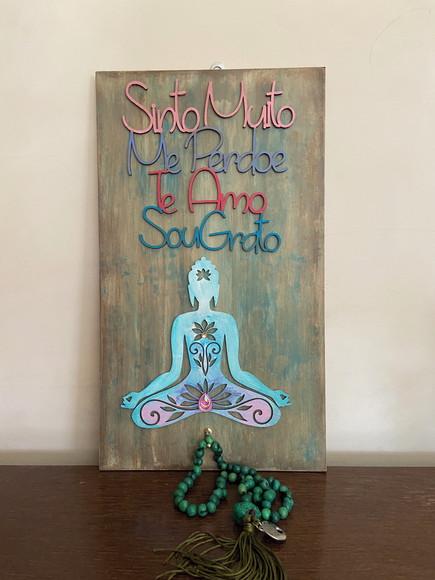 Quadro Hooponopono e Buda