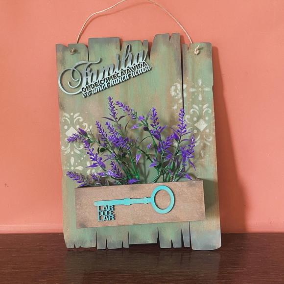 Quadro Lavandas e Família