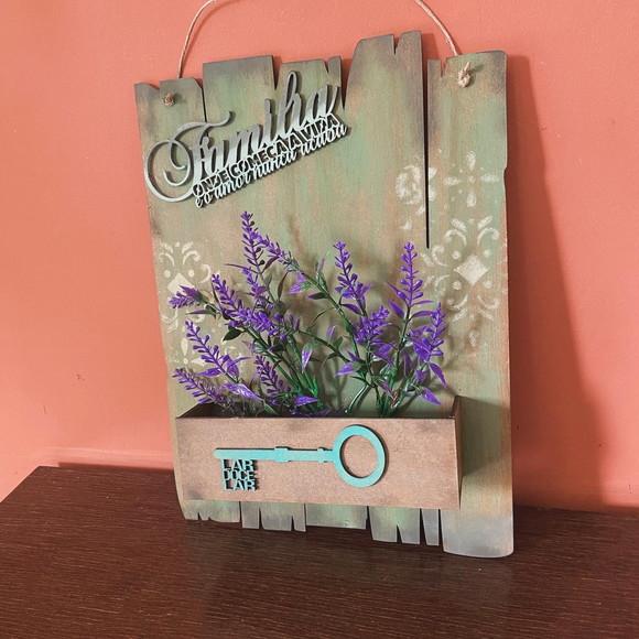 Quadro Lavandas e Família