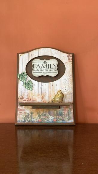 Quadro Prateleira Família