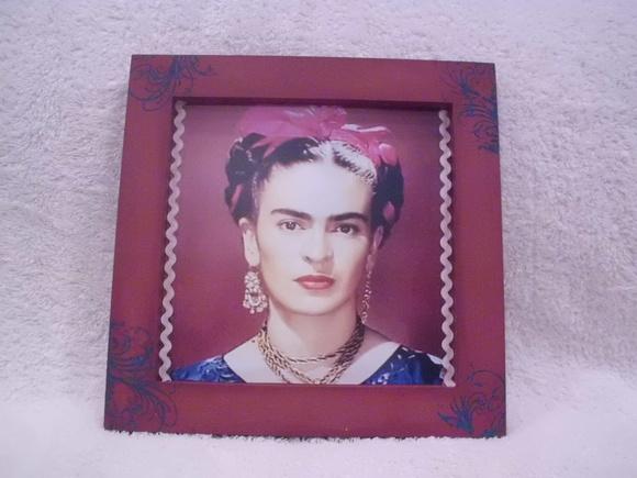 Trio quadros Frida Kahlo