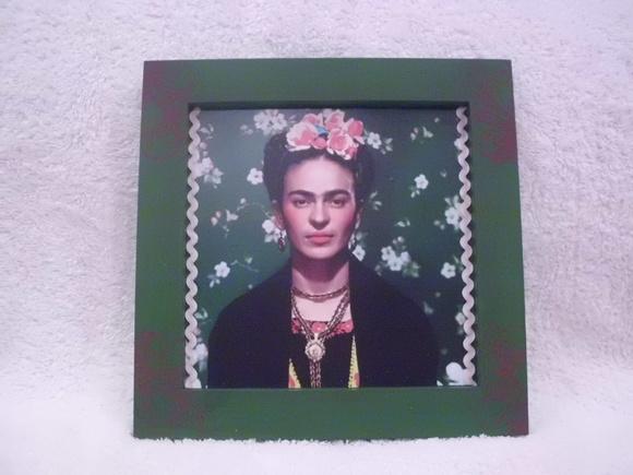 Trio quadros Frida Kahlo