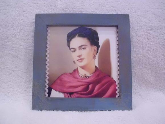 Trio quadros Frida Kahlo