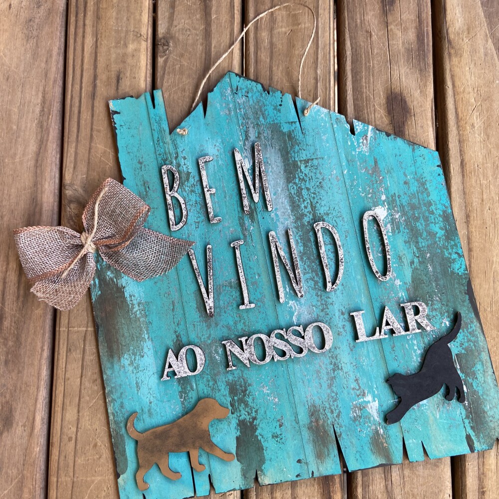 Placa de porta Pets