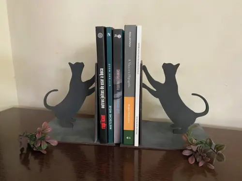 Aparador de Livros Gatos