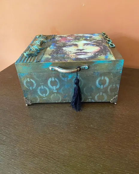 Caixa Bijuterias Mixed Media