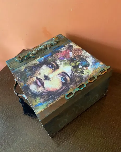 Caixa Bijuterias Mixed Media