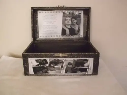 Caixa Baú com Fotos Personalizada 08