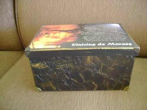 Caixa de Cds ou Dvds Soneto de Corifeu