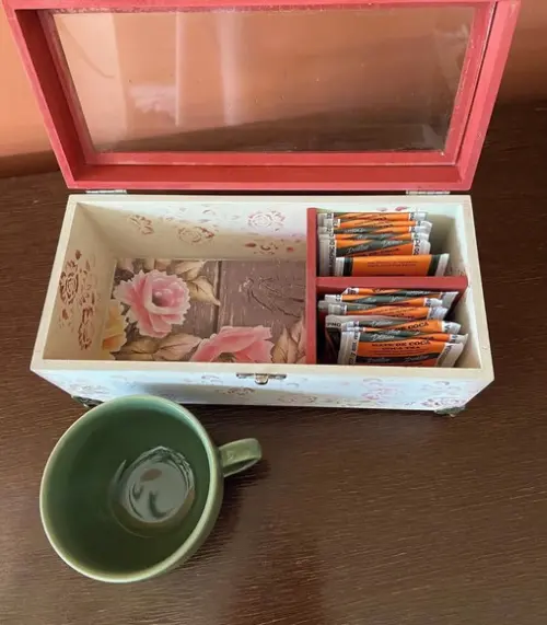 Caixa de Chá com Caneca