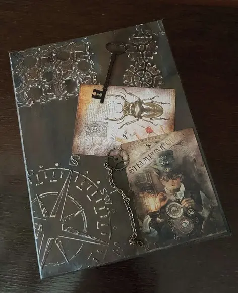Caixa Livro Steampunk Masculina