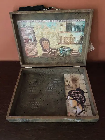 Caixa Livro Organizadora Vintage