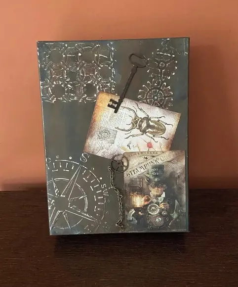 Caixa Livro Steampunk Masculina
