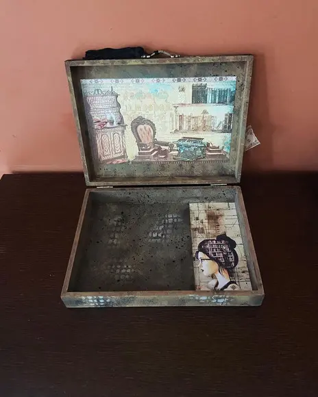 Caixa Livro Organizadora Vintage