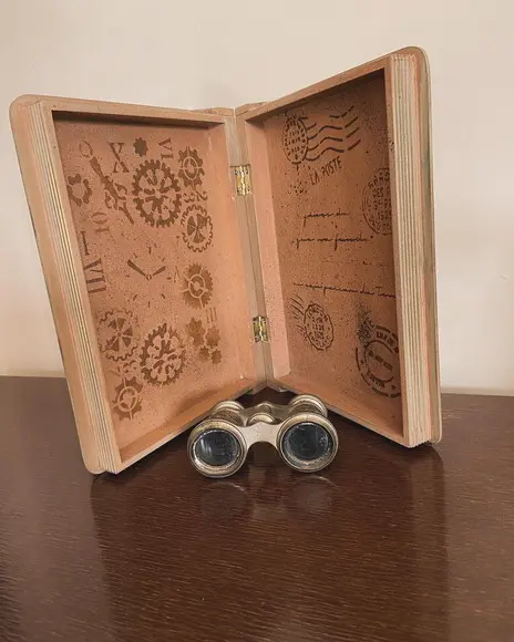 Caixa Livro Steampunk Paris