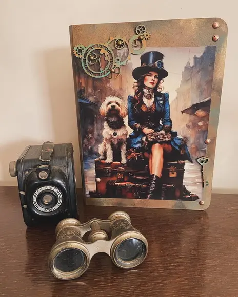 Caixa Livro Steampunk Paris
