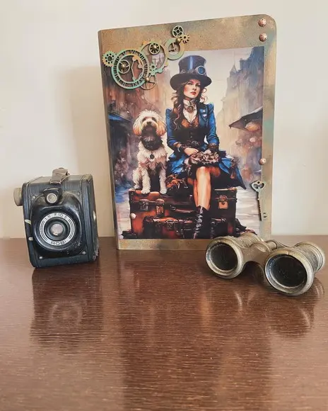 Caixa Livro Steampunk Paris