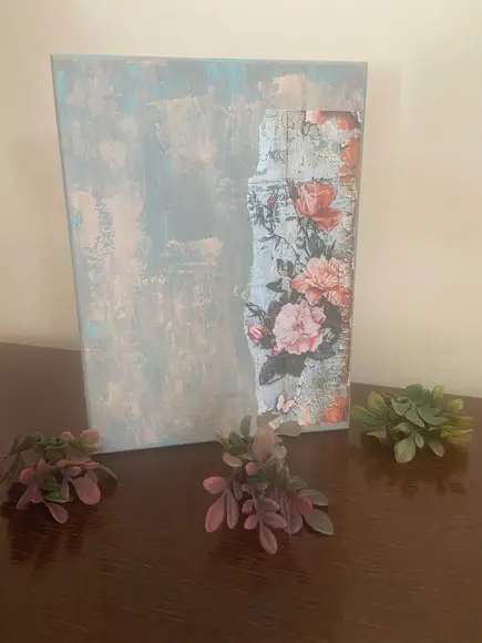 Caixa Livro Vintage Floral