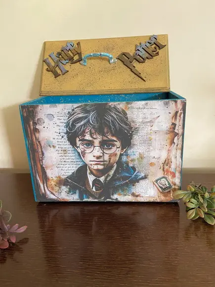 Caixa Organizadora Harry Potter