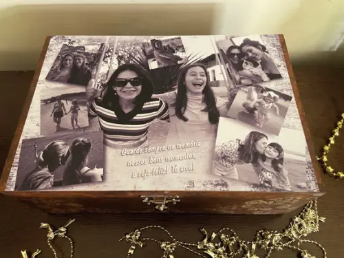 Caixa Personalizada de Fotografias