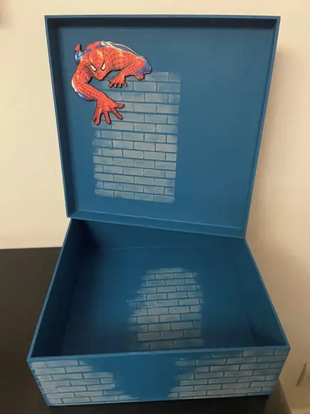 Caixa Personalizada do Homem Aranha