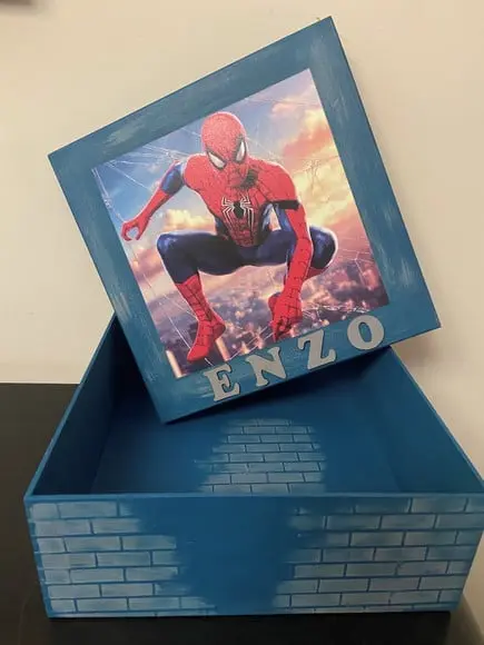 Caixa Personalizada do Homem Aranha