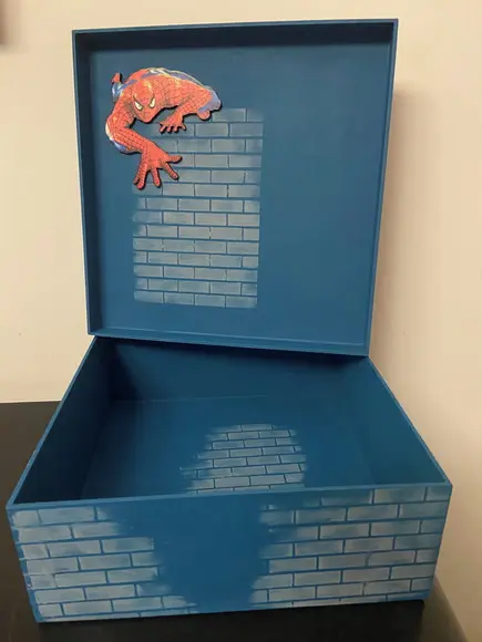 Caixa Personalizada do Homem Aranha