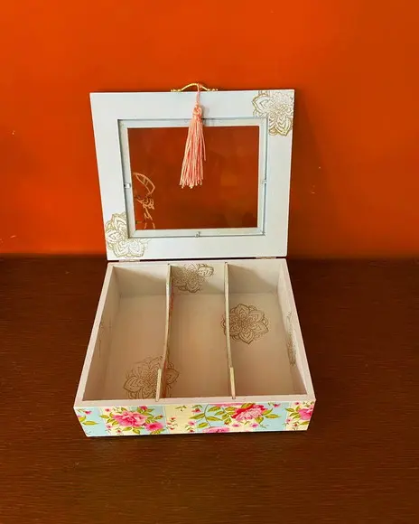 Caixa Porta Óculos Floral