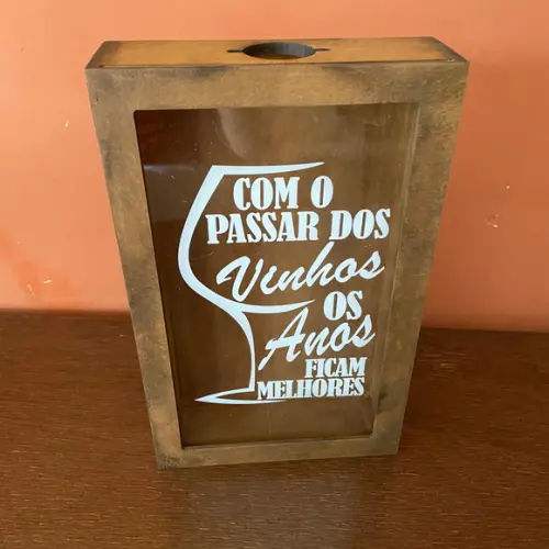 Caixa Porta Rolhas