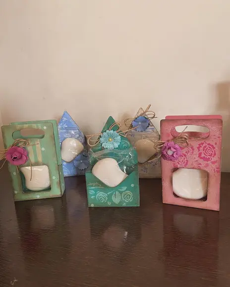 Caixas para Sabonetes mdf