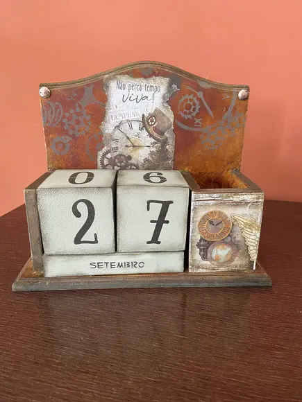 Calendário Permanente de Mesa