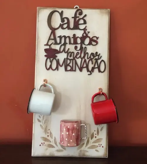 Cantinho do Café 2 Placa Decorativa
