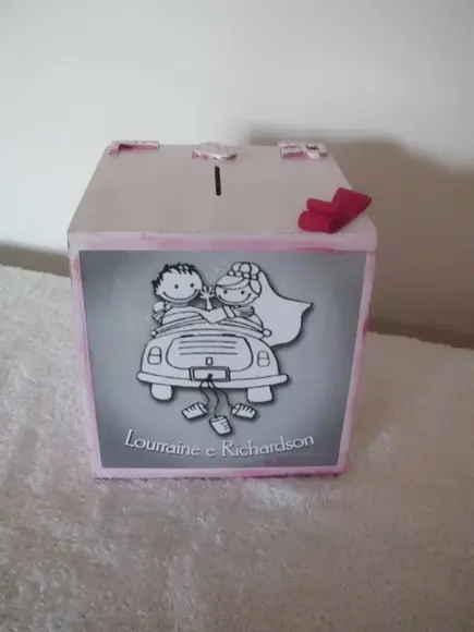 Cofre Personalizado Noivinhos