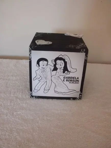 Cofre para Casamento Personalizado