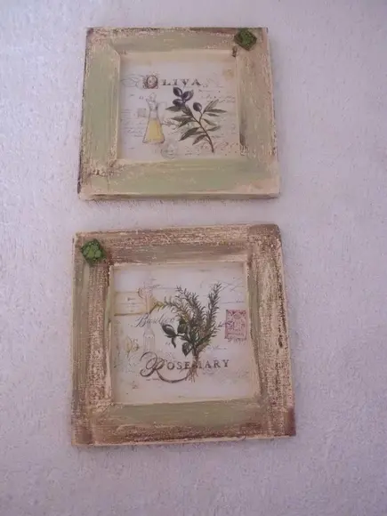 Dupla de Quadros para Cozinha