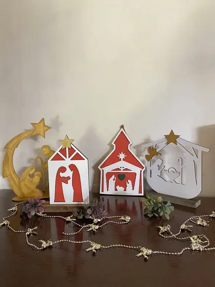 Enfeites Natal Presépio