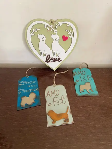 Enfeites Pet Cachorro Tags