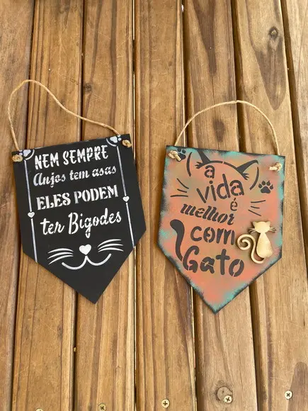 Flâmulas Decorativas com Frases Pets