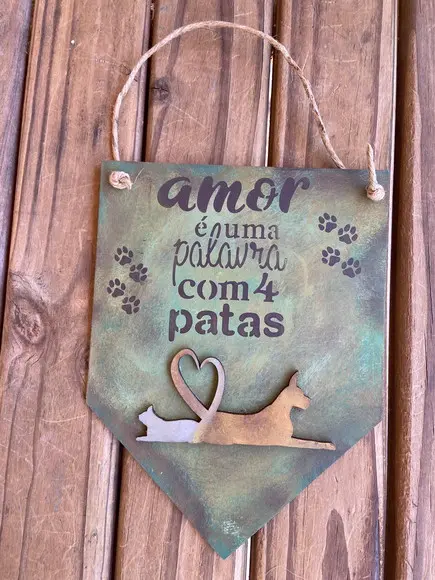 Flâmulas Decorativas com Frases Pets