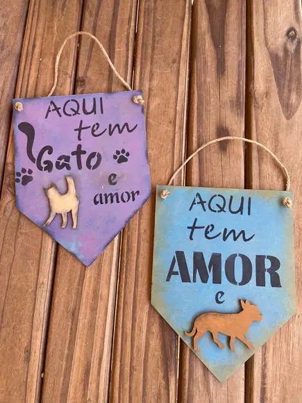 Flâmulas Decorativas com Frases Pets