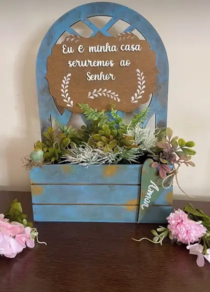 Floreira Rústica de Parede