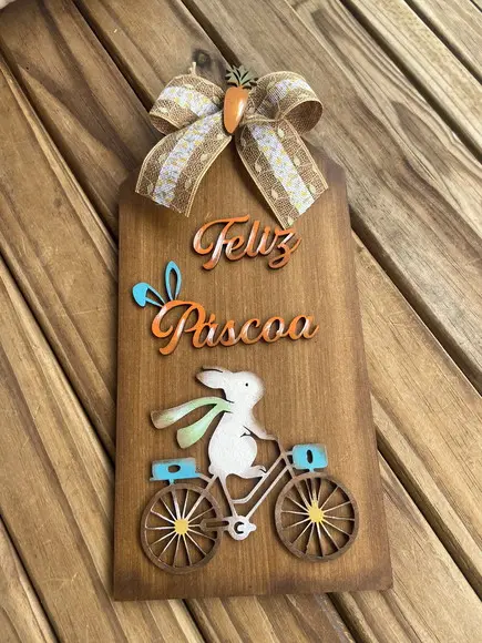 Guirlanda de Páscoa de Porta