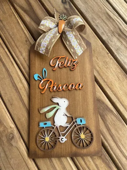 Guirlanda de Páscoa de Porta