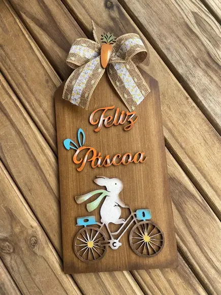 Guirlanda de Páscoa de Porta