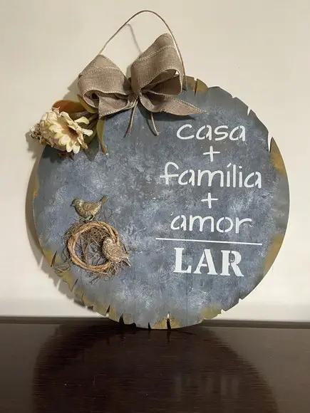 Guirlanda de Porta Casa Família Lar